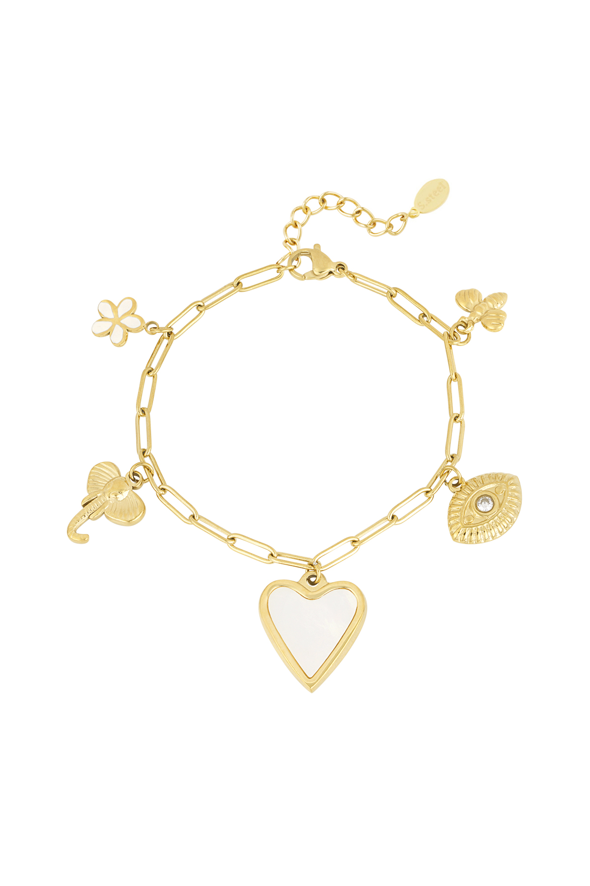 Heartstrings-Armband - Goldfarben h5 