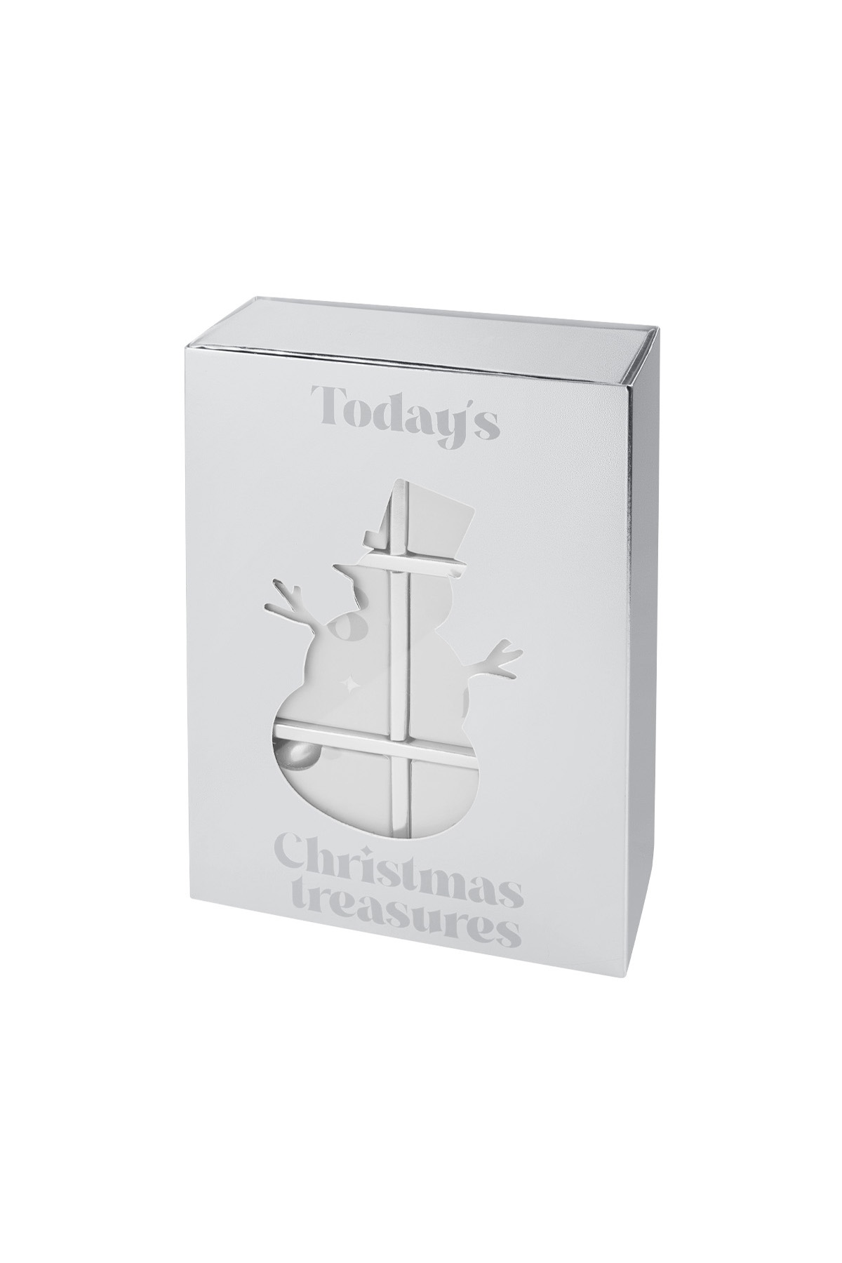 Advent calendar snowman - Silver Color color h5 