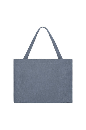 Shopper-Tasche Cord - Grau h5 