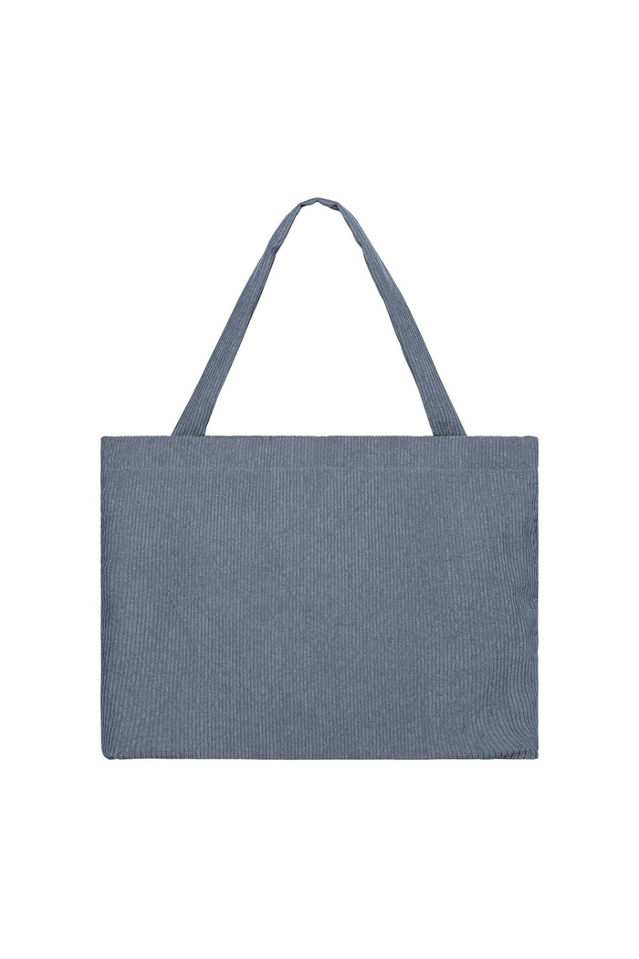 Shopper bag corduroy - grey 