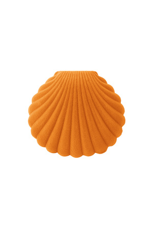Deniz kabuğu mücevher kutusu - turuncu flanel h5 