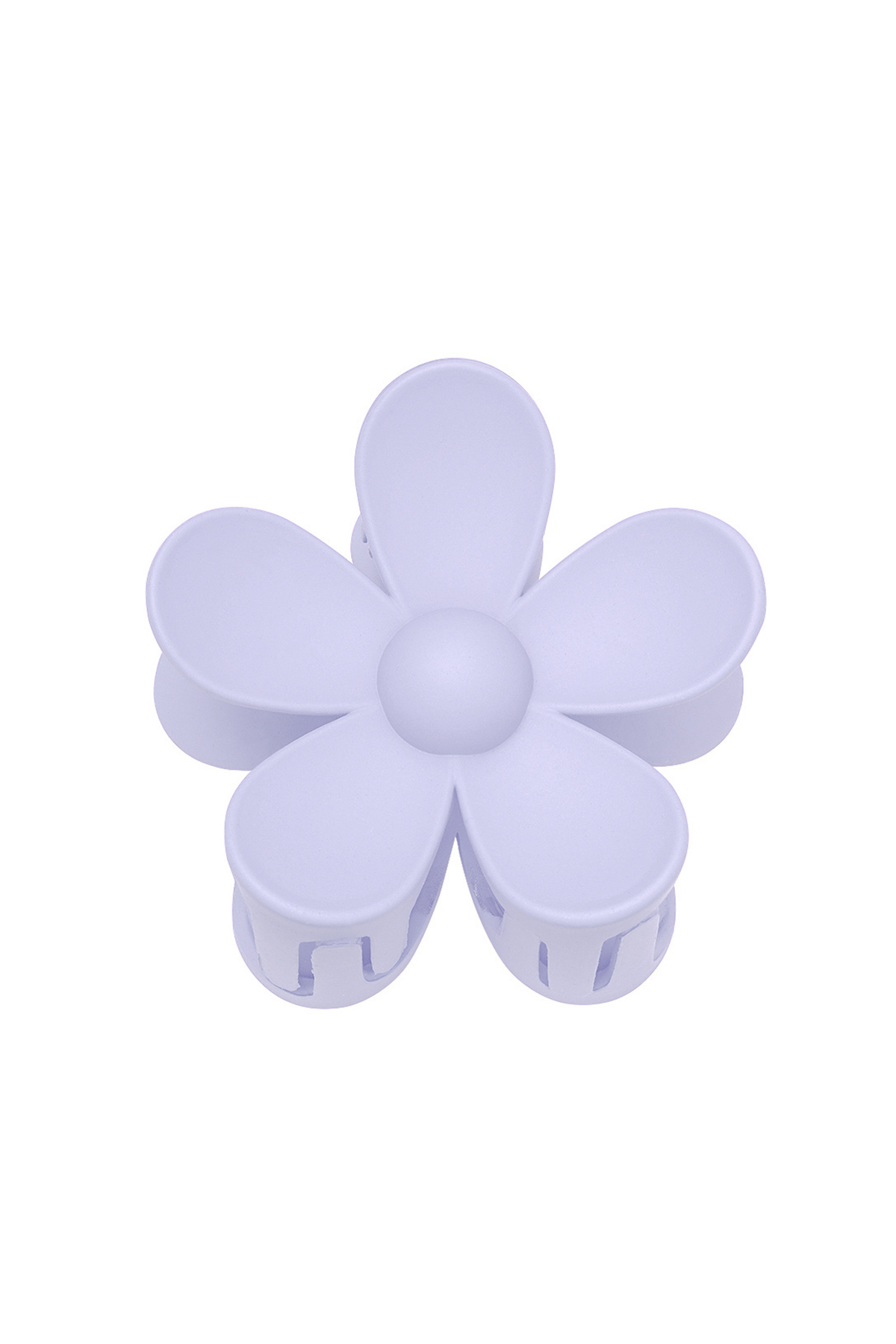 Solid color matte daisy flower hair clip- Resin