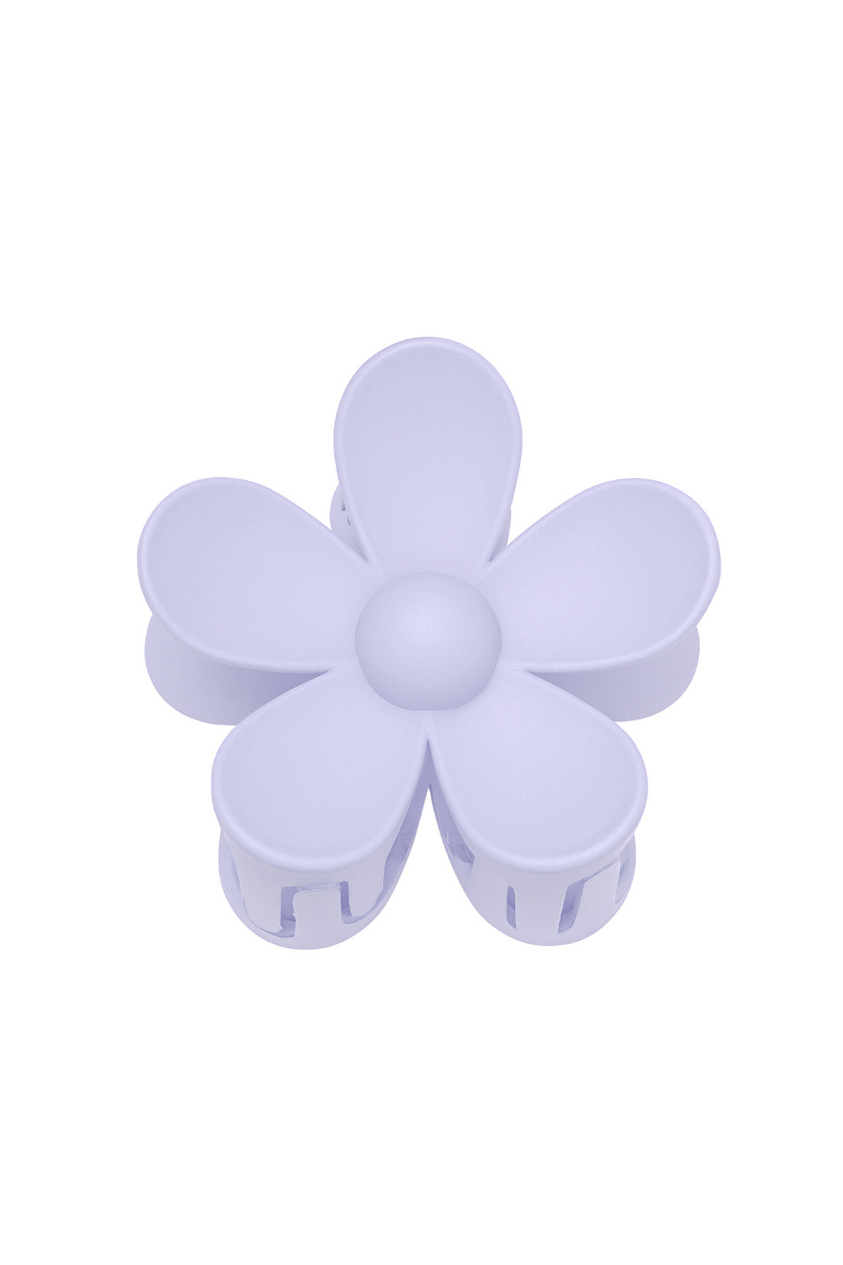 Hair clip flower Blue Resin