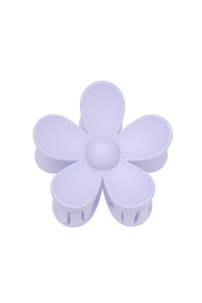 Solid color matte daisy flower hair clip- Resin 