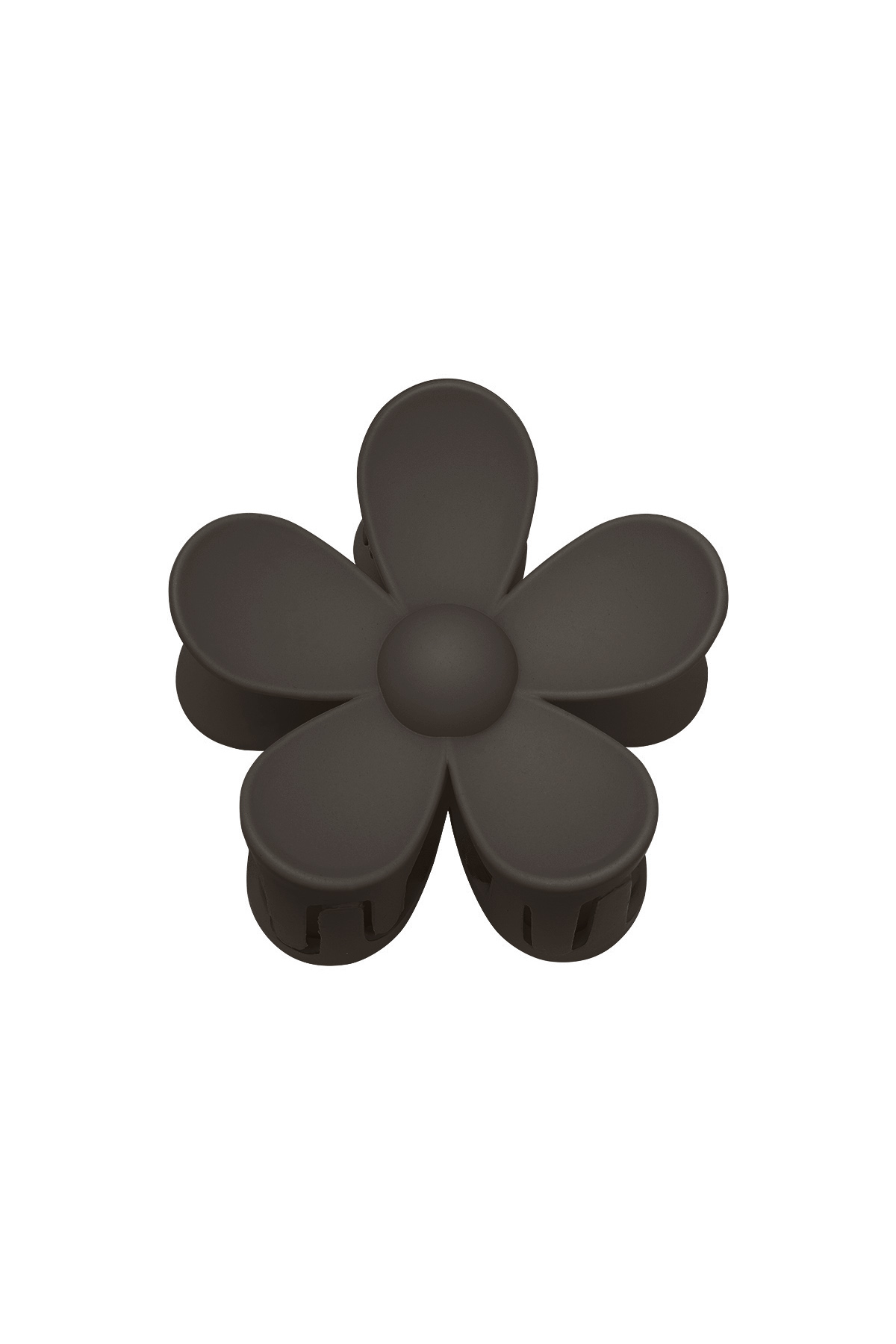 Haarspange Blume Braunes Harz