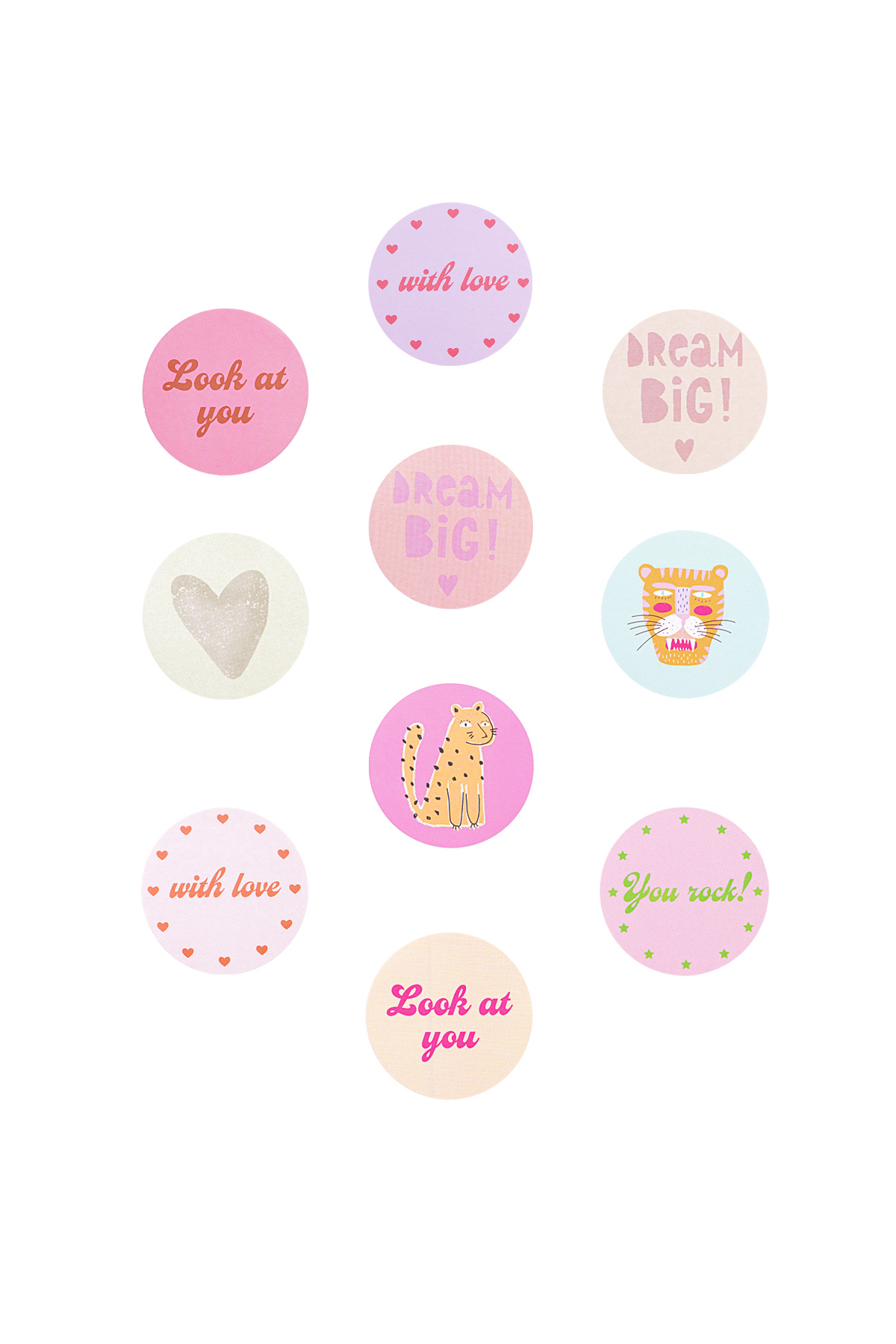 Sticker dream big pink