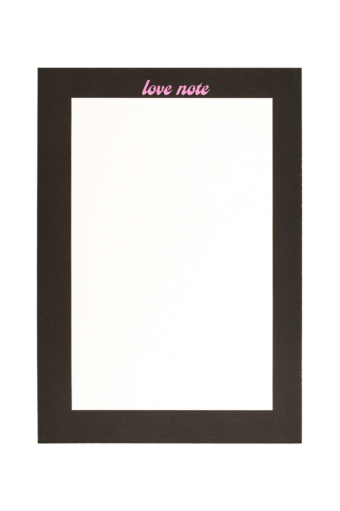 Greeting card do things with love black Picture2