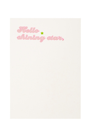 Greeting card you are a star pink h5 Picture2