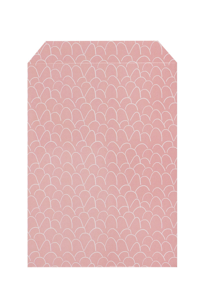 Sieradenenvelop roze print 
