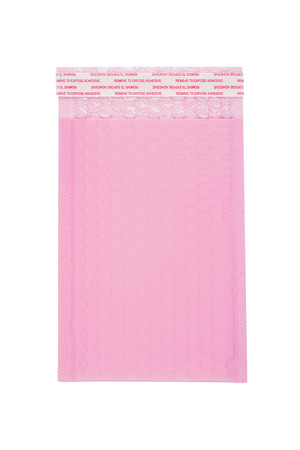 Luftpolstertasche für Versandtaschen – rosa Kunststoff h5 Bild2