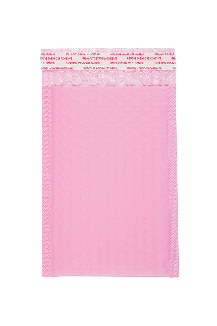 Luftpolstertasche für Versandtaschen – rosa Kunststoff Bild2