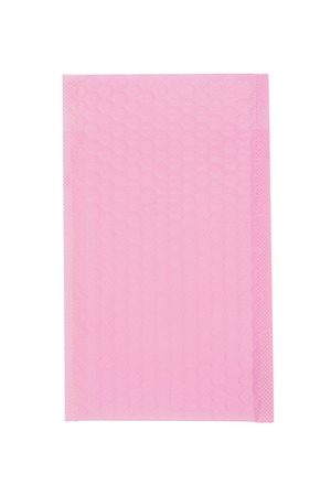Verzendzak bubbel - roze Plastic h5 
