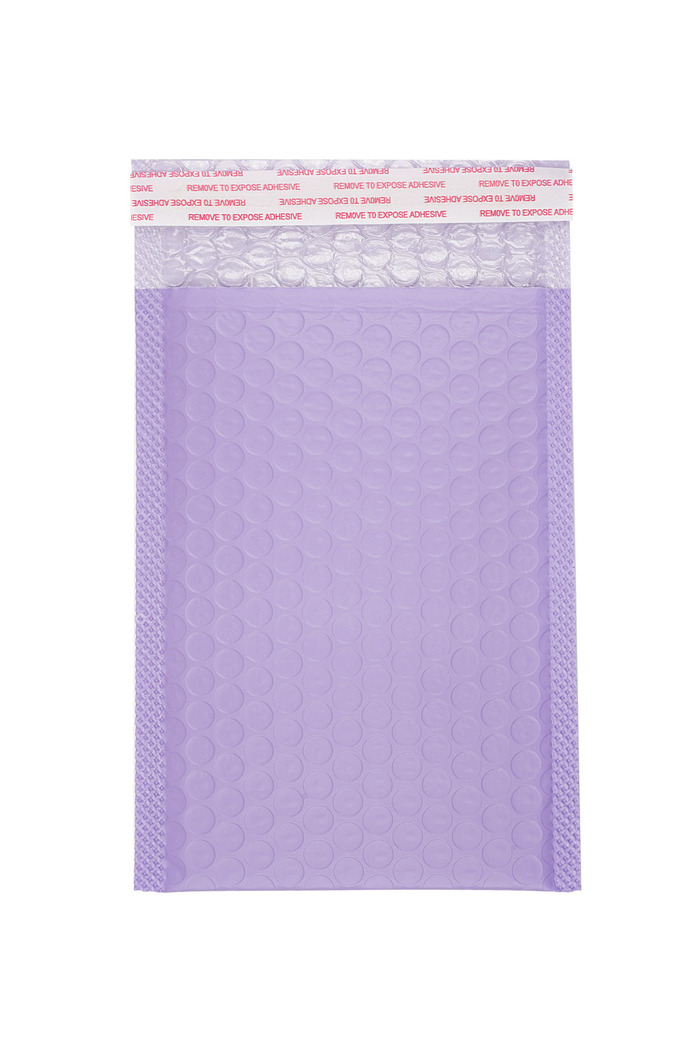 Luftpolstertasche für Versandtaschen – lila Kunststoff Bild2