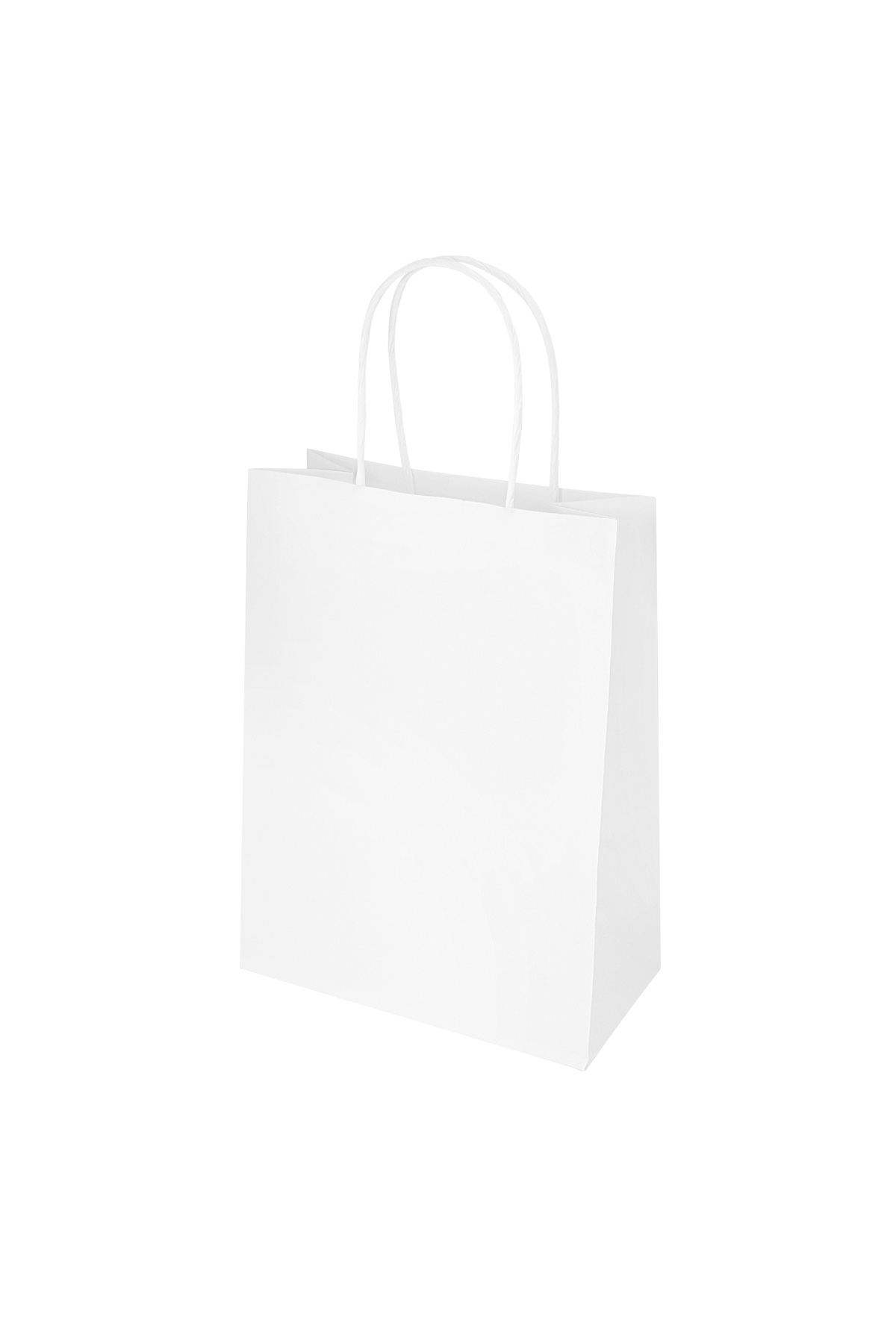 Bags plain 50 pieces small - white Paper h5 