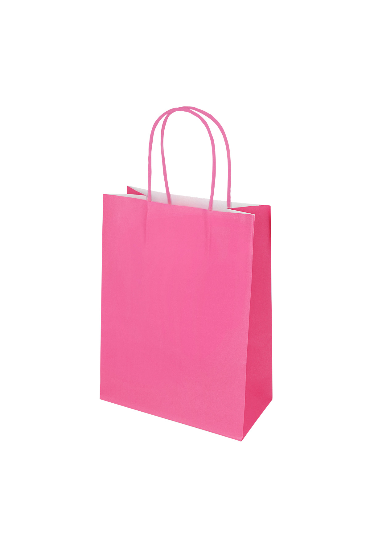 Bags plain 50 pieces small - fuchsia Paper