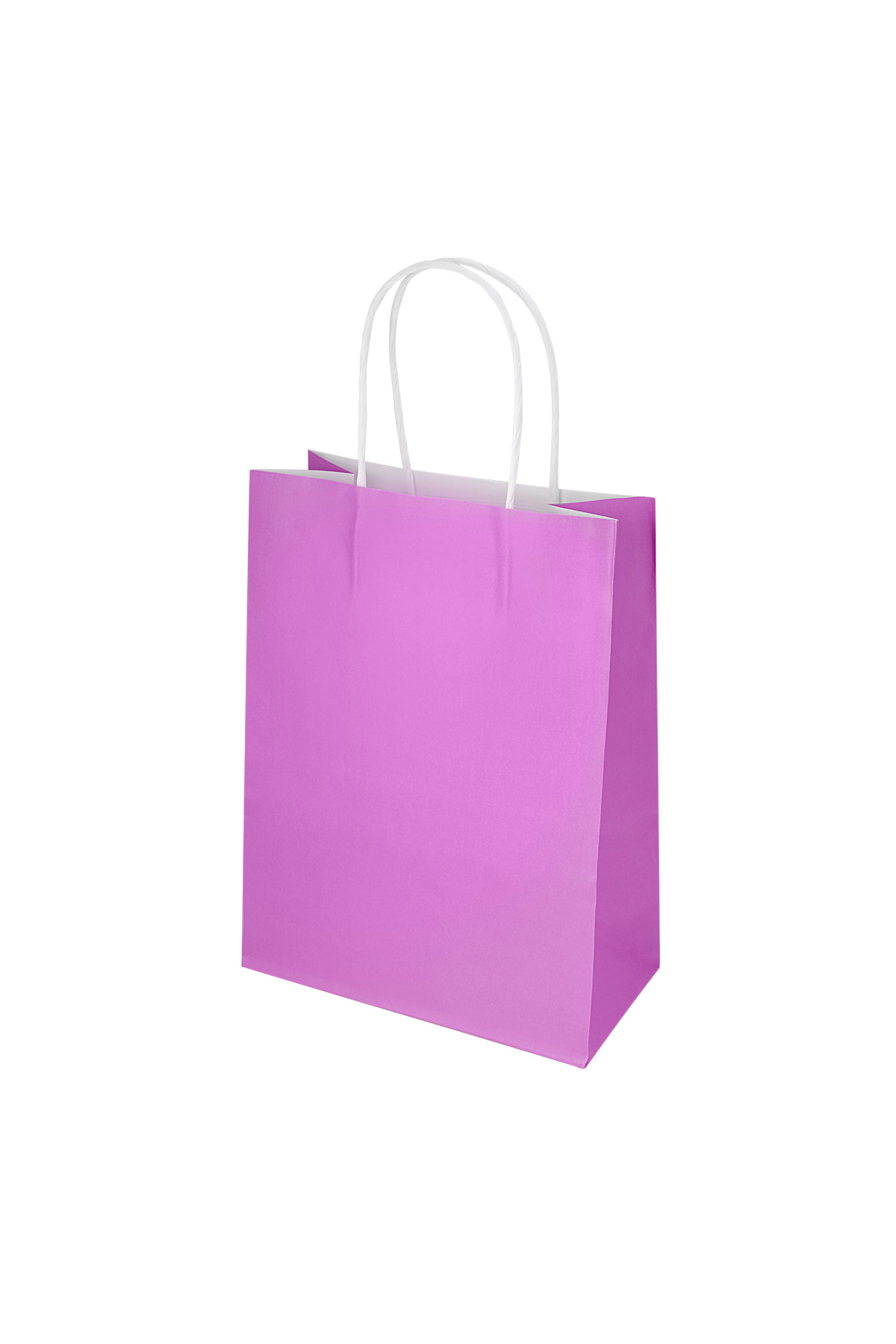 Bags plain 50 pieces small - fuchsia Paper