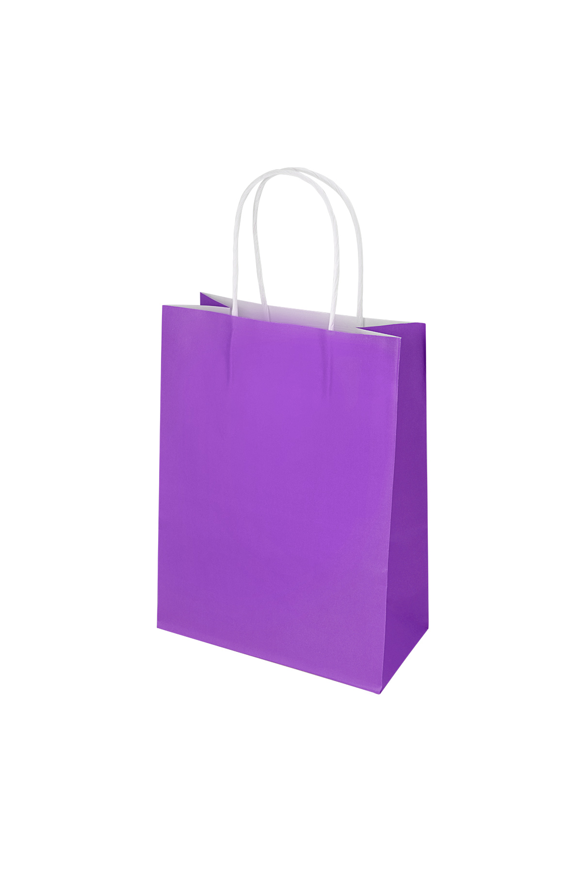 Bags plain 50 pieces small - purple Paper