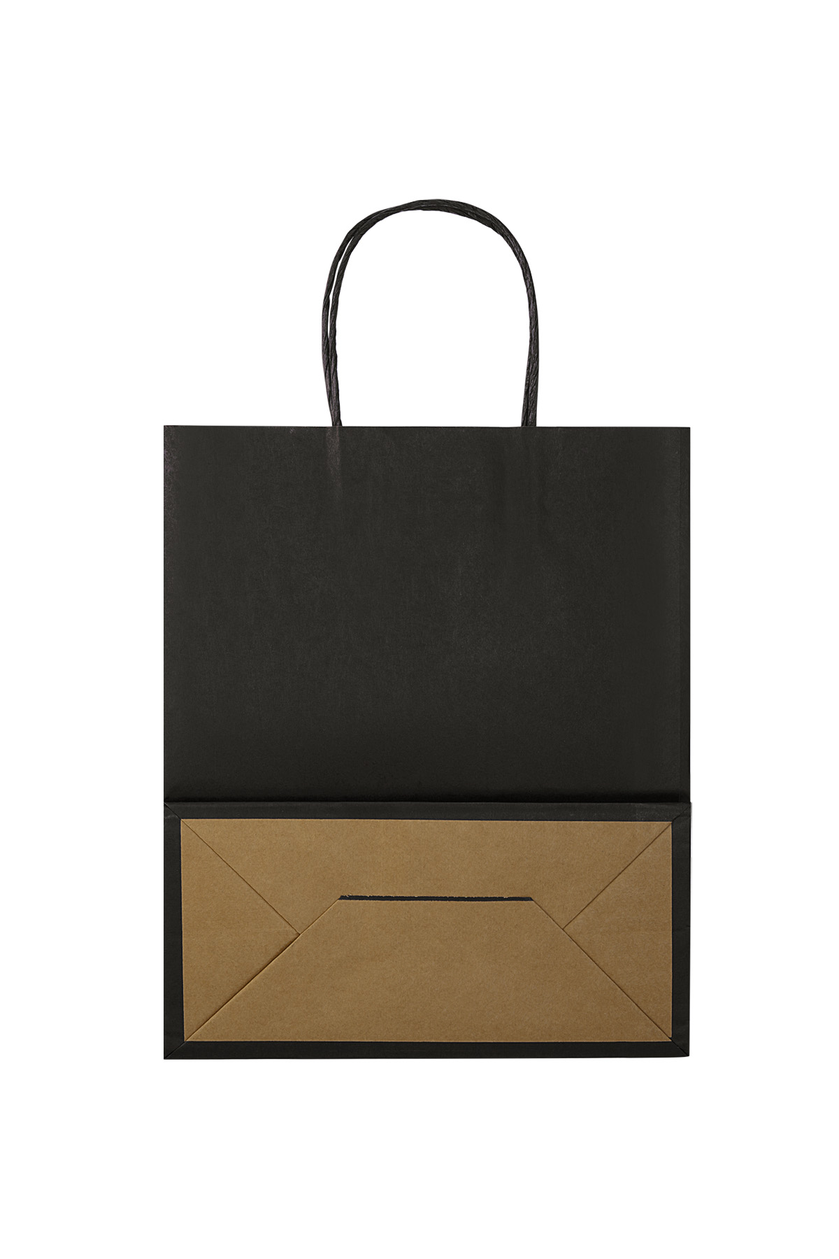 Plain color bags 50 pieces medium - black Paper h5 Picture2