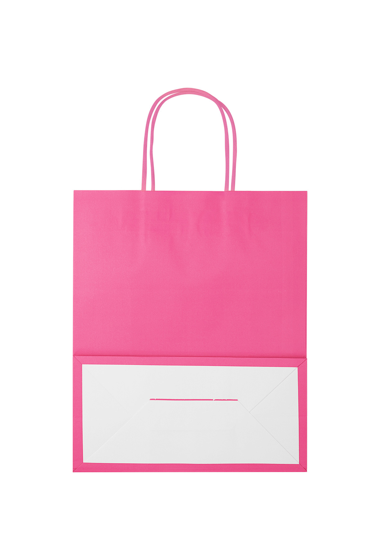 Plain color bags 50 pieces medium - fuchsia Paper 2