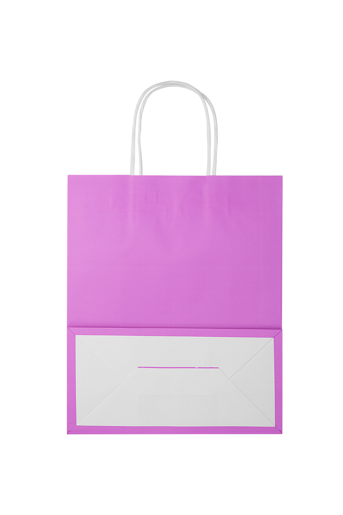 Plain color bags 50 pieces medium - fuchsia Paper 2