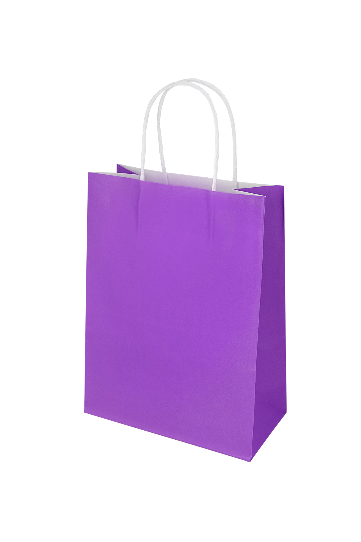 Bolsas color liso 50 piezas medianas - papel violeta
