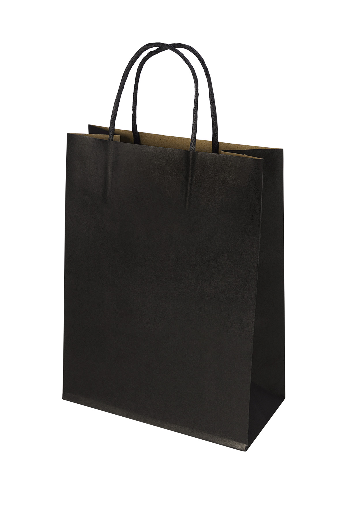 Bags plain 50 pieces large - black Paper