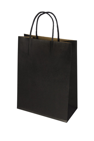 Bags plain 50 pieces large - black Paper h5 