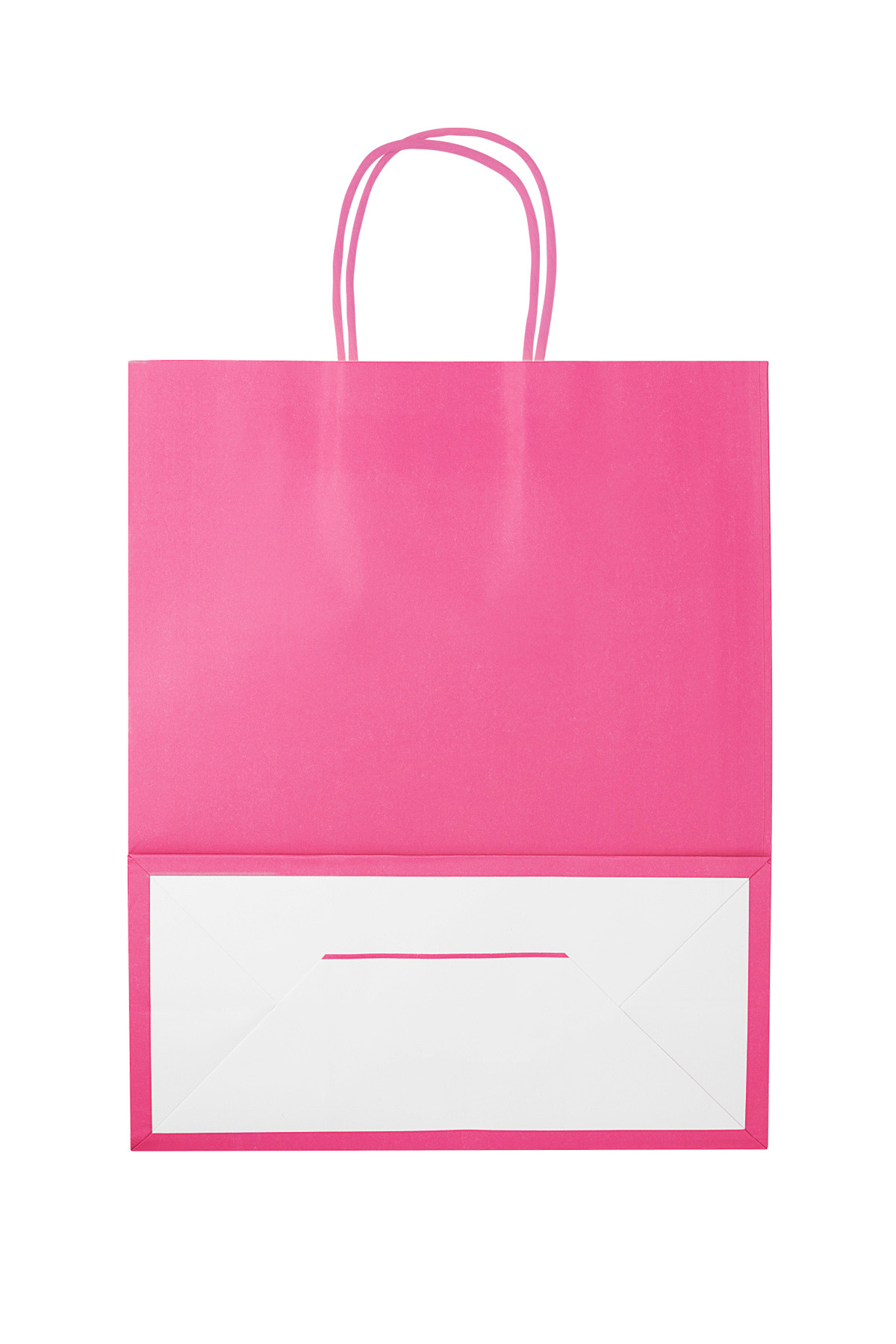 Bolsas lisas 50 piezas grandes - papel fucsia h5 