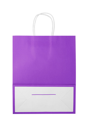 Bags plain 50 pieces large - purple Paper h5 Picture2