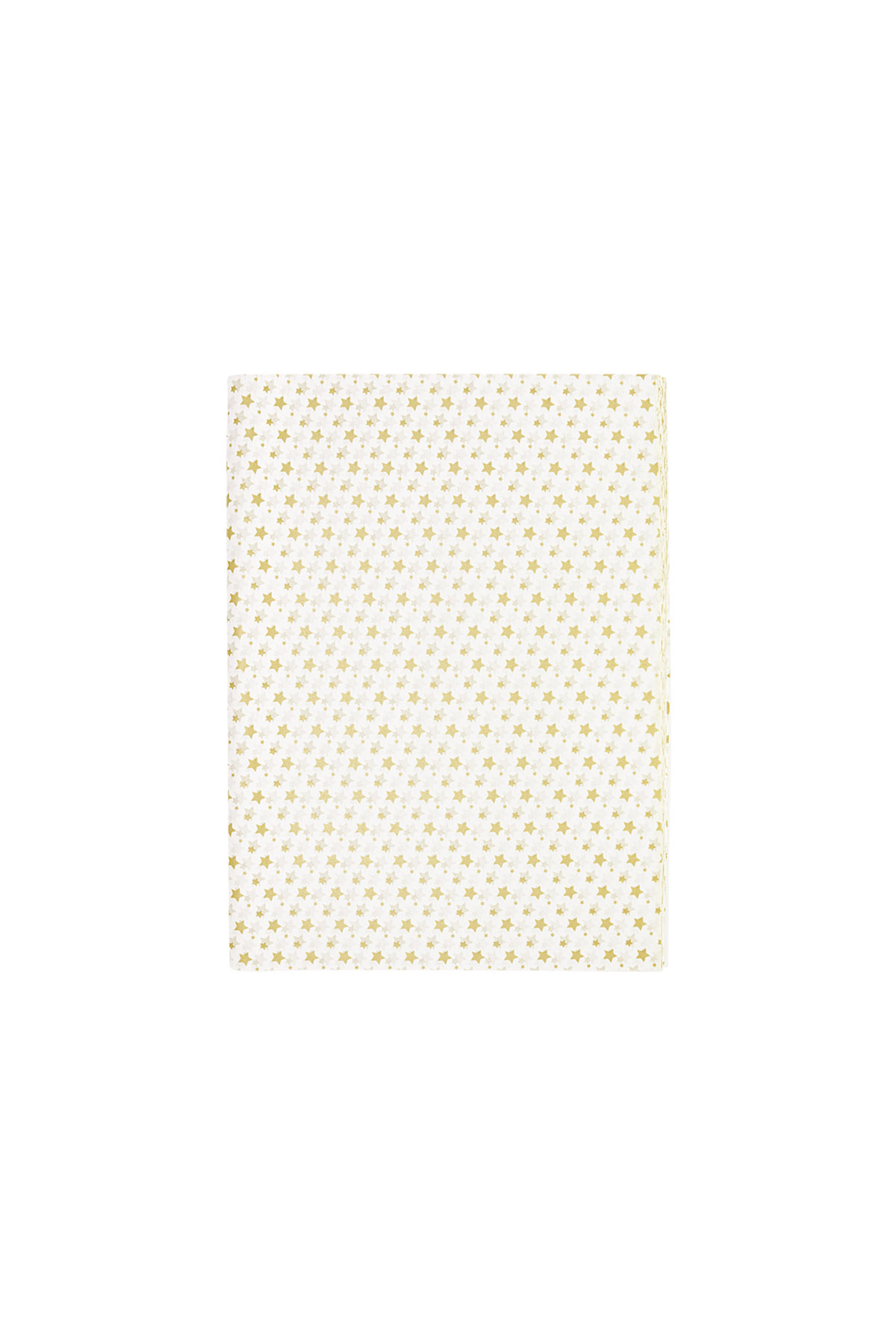 Estrellas de papel de seda - Papel blanco/dorado