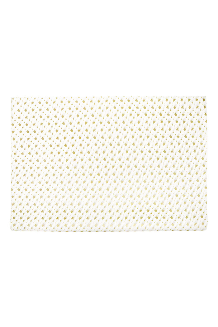 Estrellas de papel de seda tumbadas - Papel dorado 