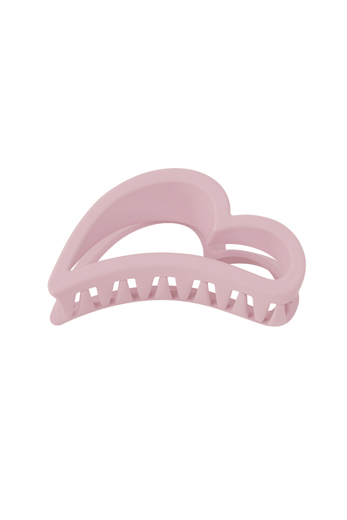 Wing Hair Clip - Pastel Pink Plastic 