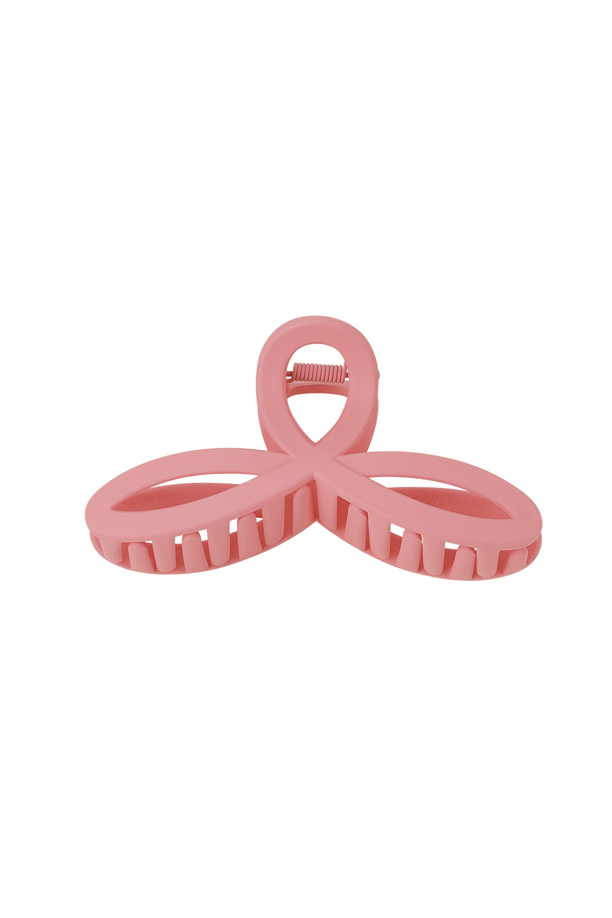 Hair clip cheerful - pink Plastic h5 
