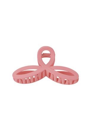 Fröhliche Haarspange - rosa Kunststoff h5 