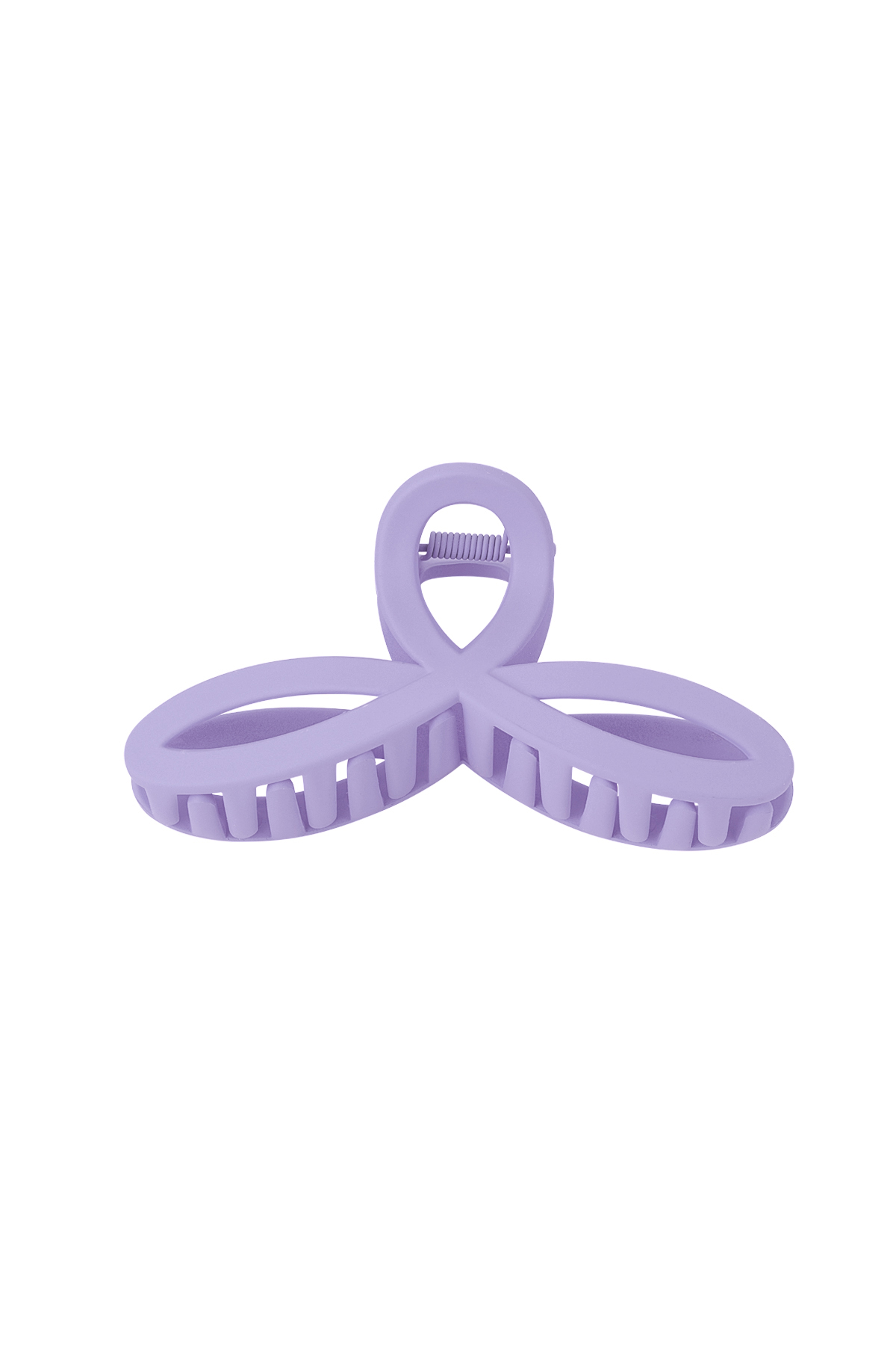 Hair clip cheerful - purple Plasatic h5 