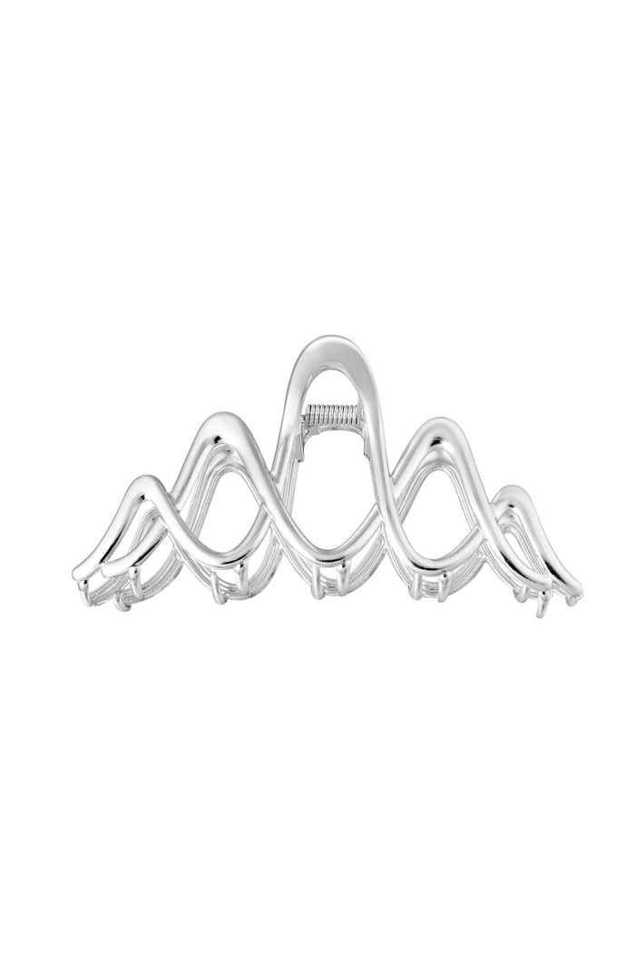 Hair clip elegant - silver Metal 