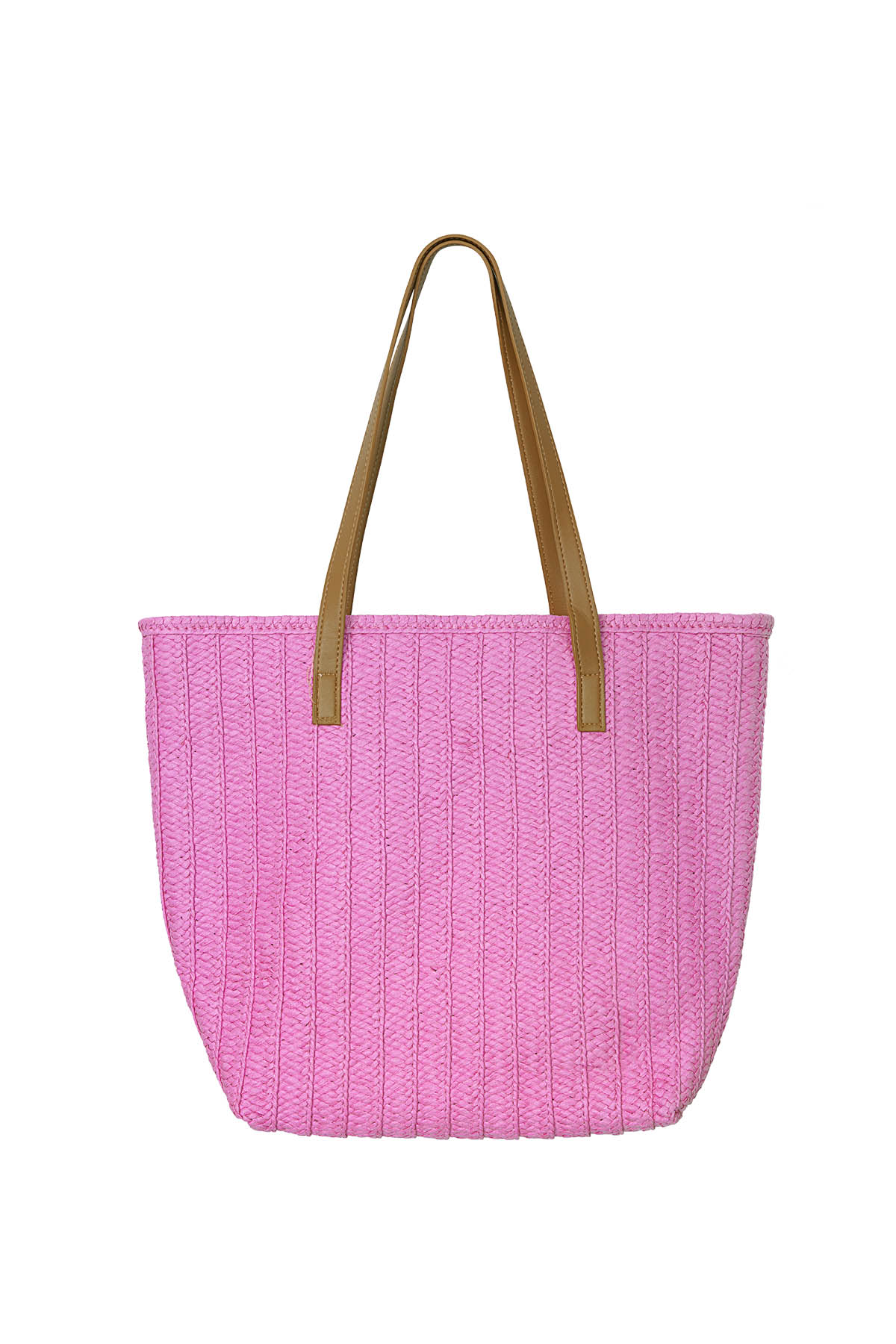 Beach bag with relief fuchsia - paper