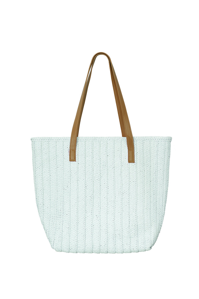Beach bag with relief mint - paper 
