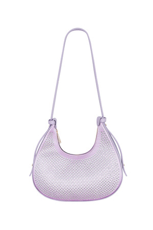Croissant Bag Lilac Glitters - PU h5 