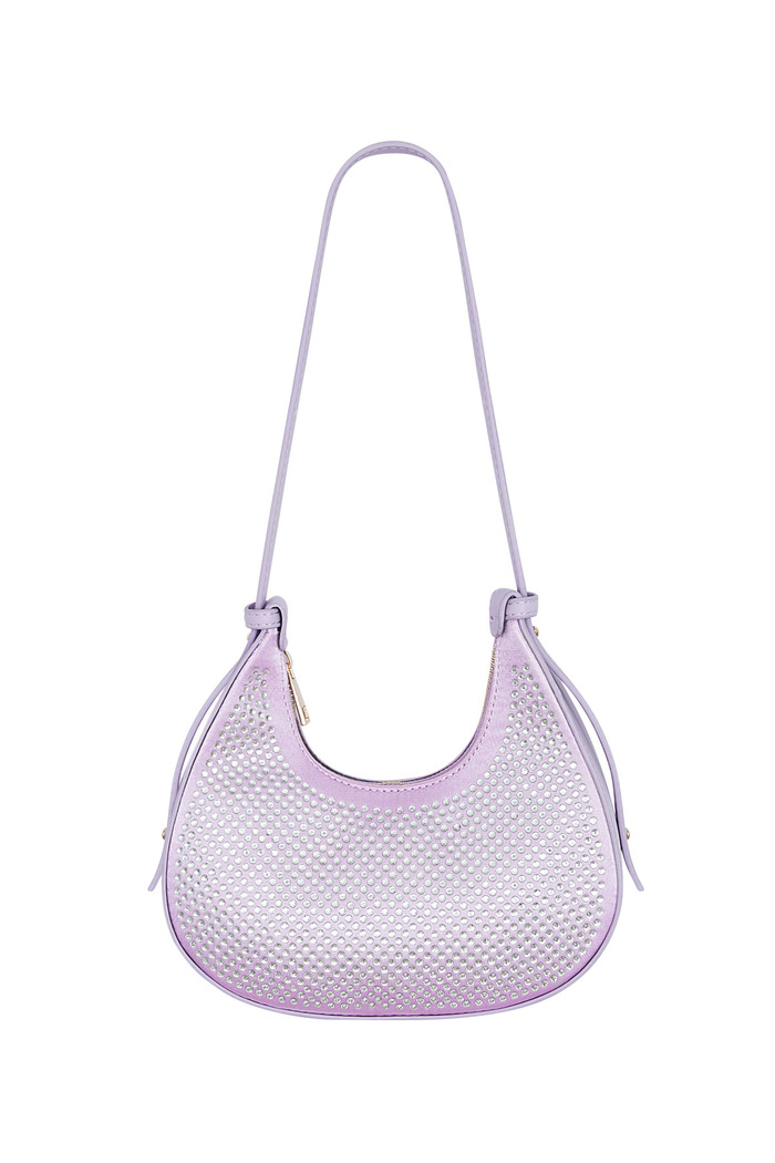 Croissant Bag Lilac Glitters - PU 