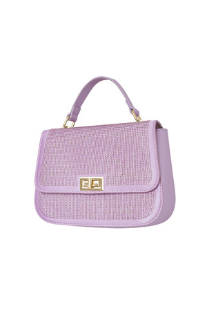 Bolso glamour - PU violeta h5 