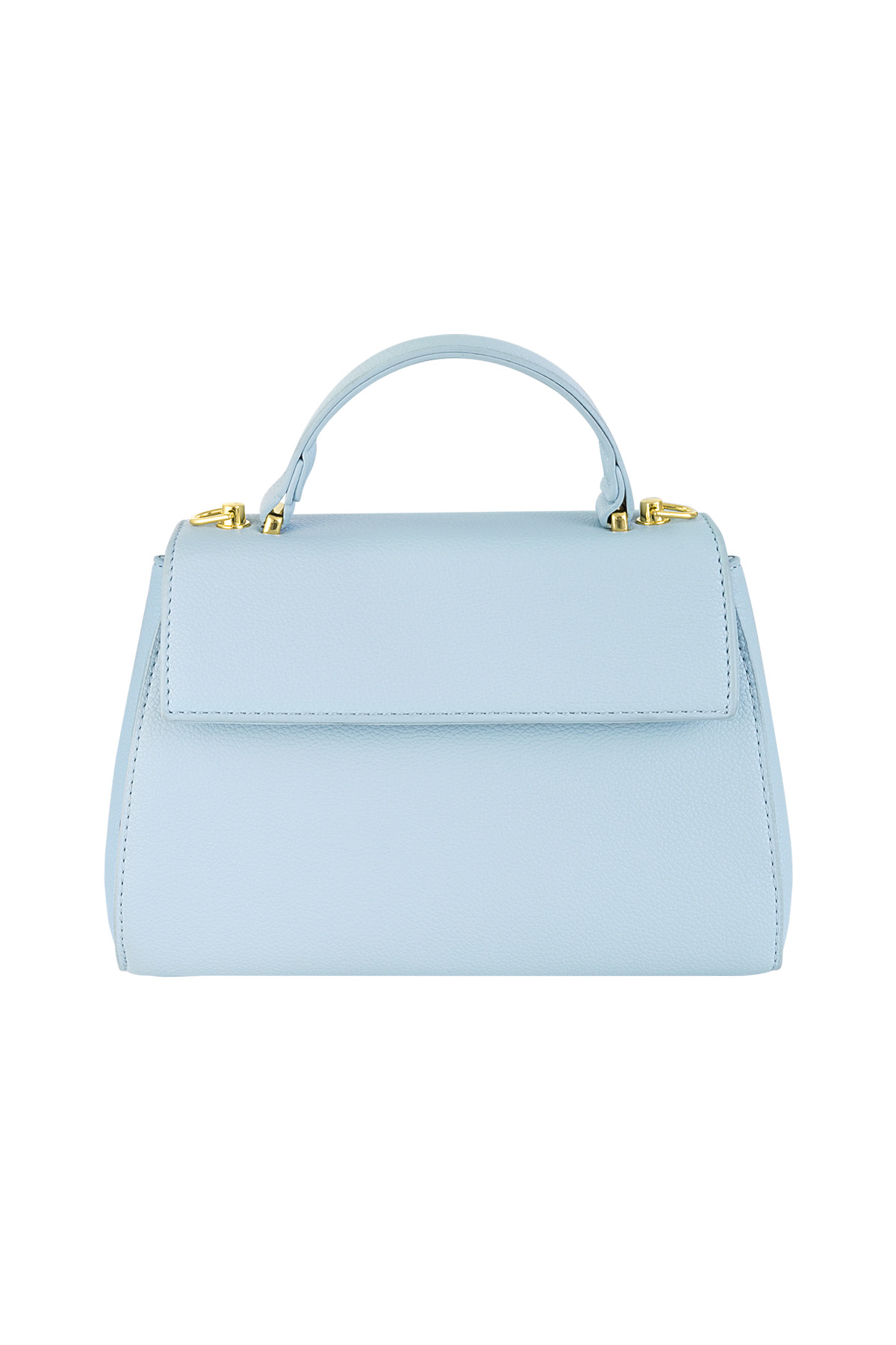 Handtasche basic - blaues PU