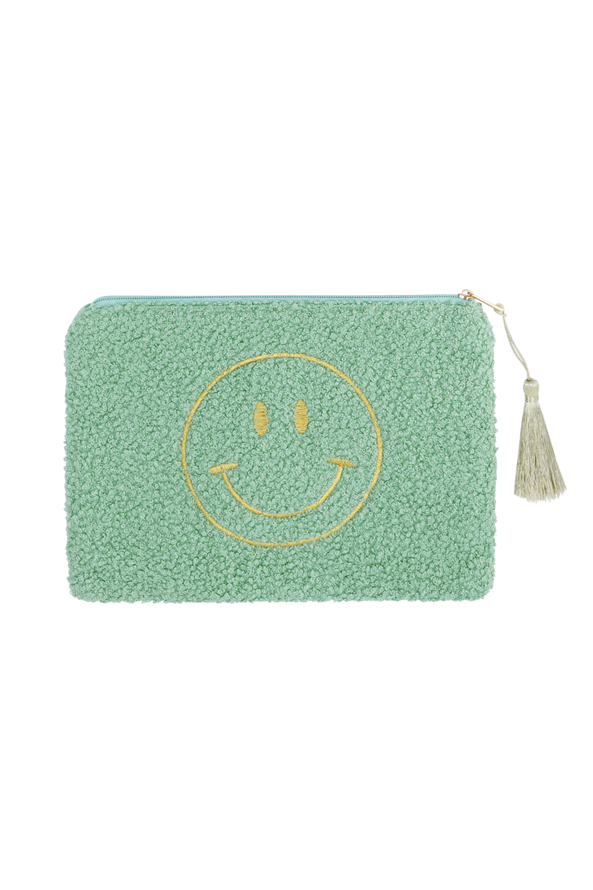 Makyaj çantası teddy smiley - yeşil h5 