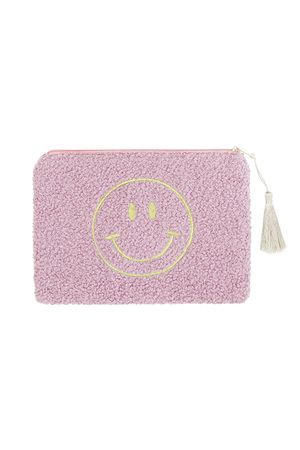 Make-up bag teddy smiley - lilac h5 
