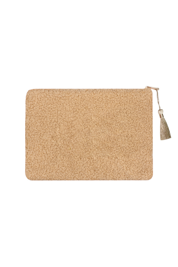 Make-up bag teddy life is beautiful beige Picture2