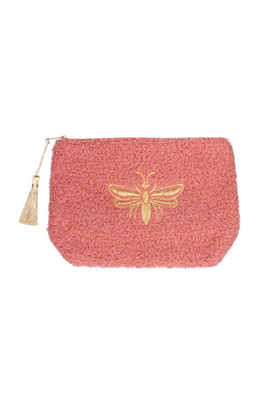 Make-up bag teddy bee - red h5 