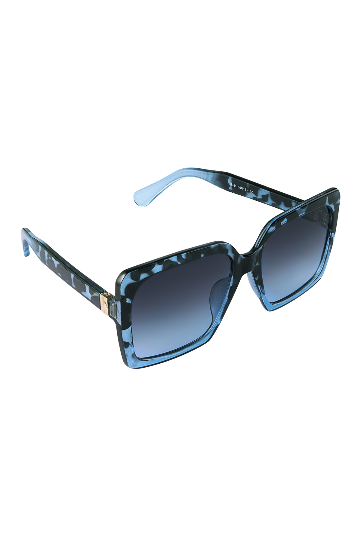 Sonnenbrille modern - blau