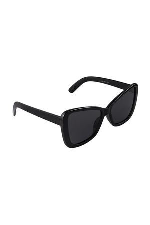Gafas de sol ojo de gato simple - negro h5 