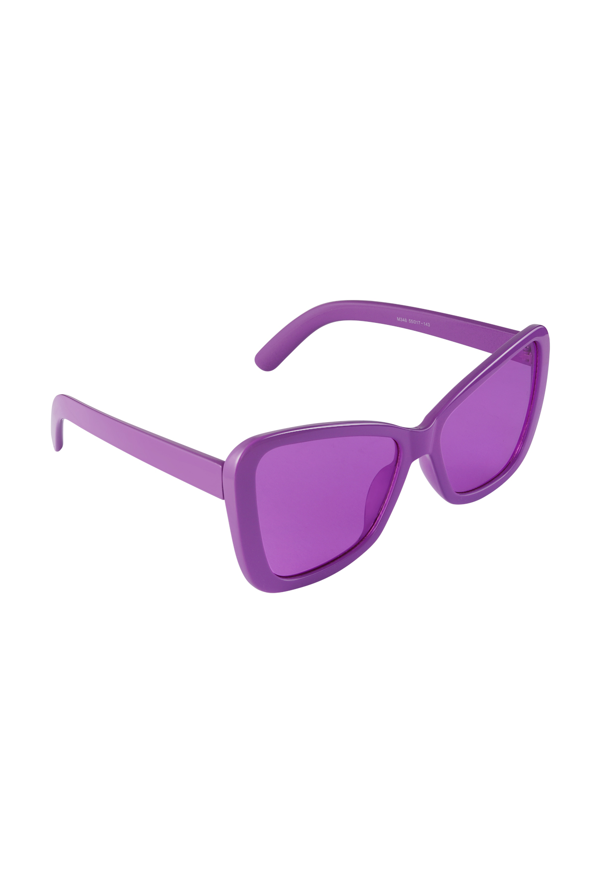 Sunglasses cat eye simple - purple