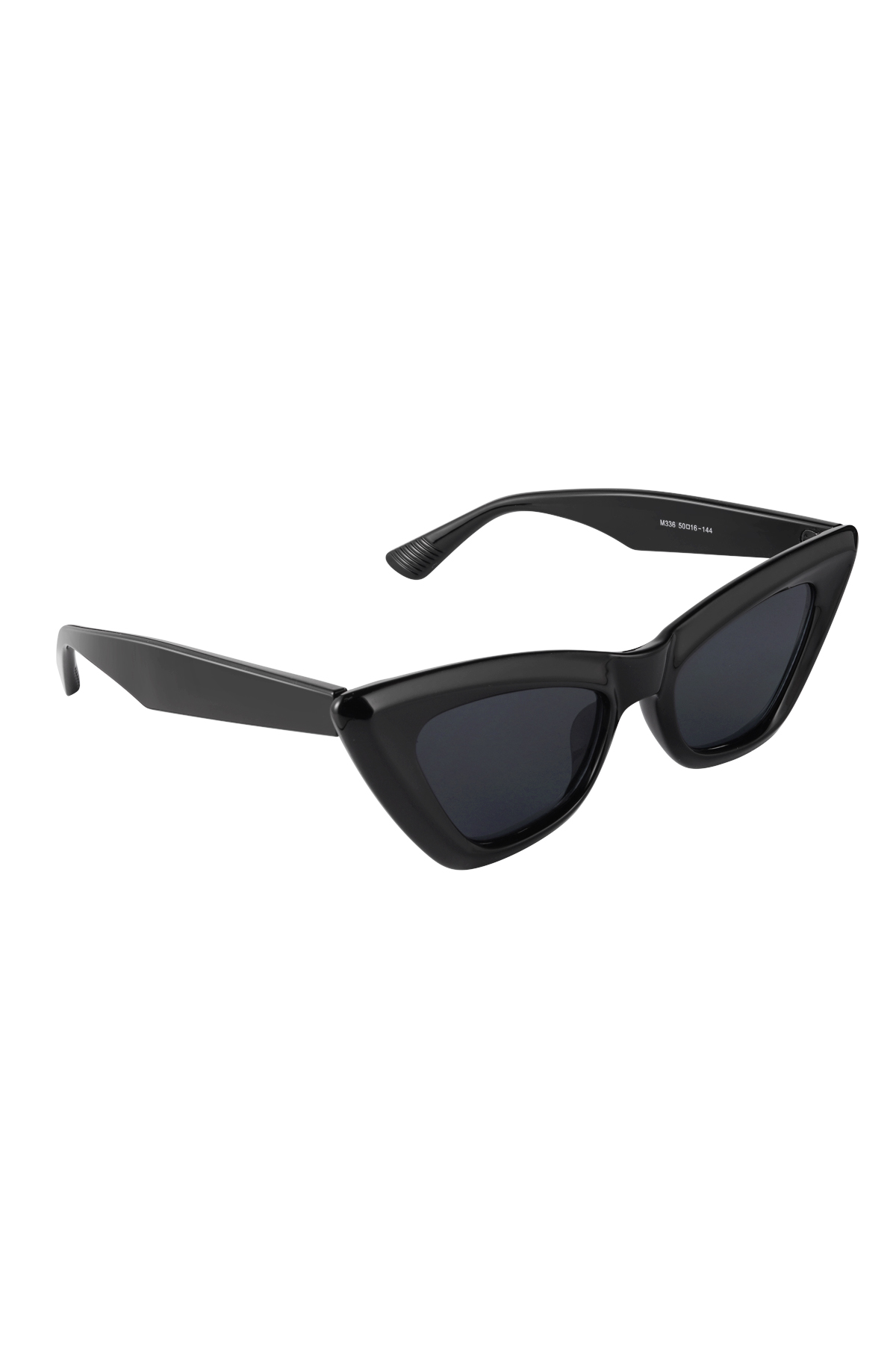 Sonnenbrille Cat Eye trendy - schwarz